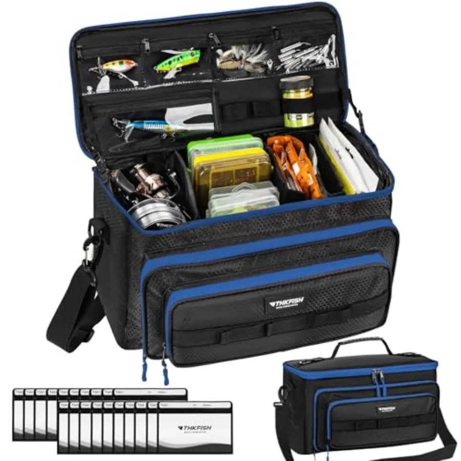 Waterproof Fishing Tackle Bag Organizer For Soft Plastic Baits
