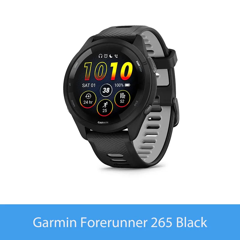 Garmin Forerunner 265 GPS Smartwatch With Integrated Heart Rate Tracking