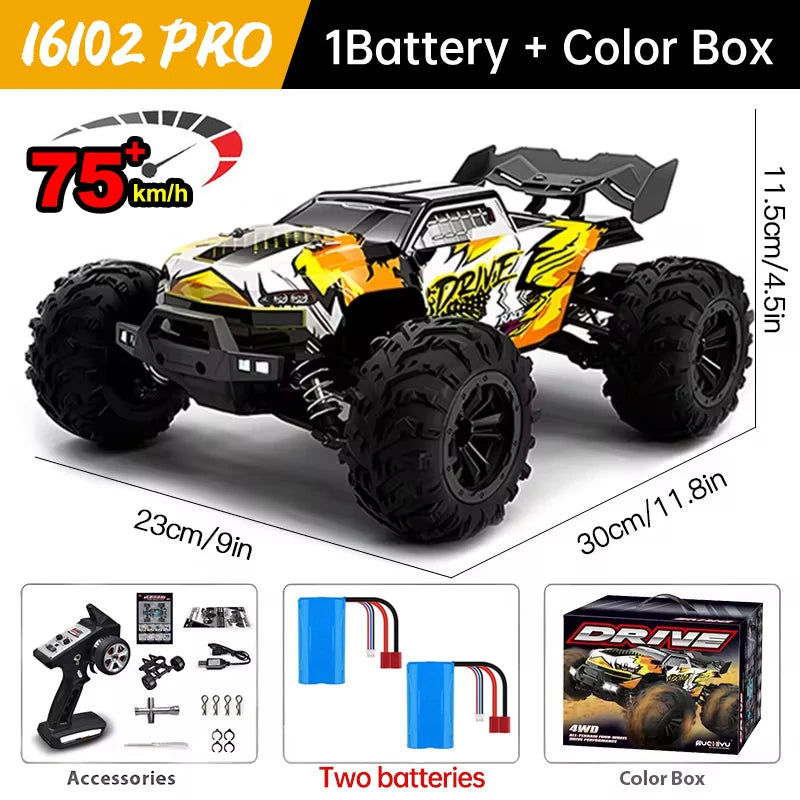 WLtoys 16101 Pro High Speed 4WD Remote Control Monster Truck