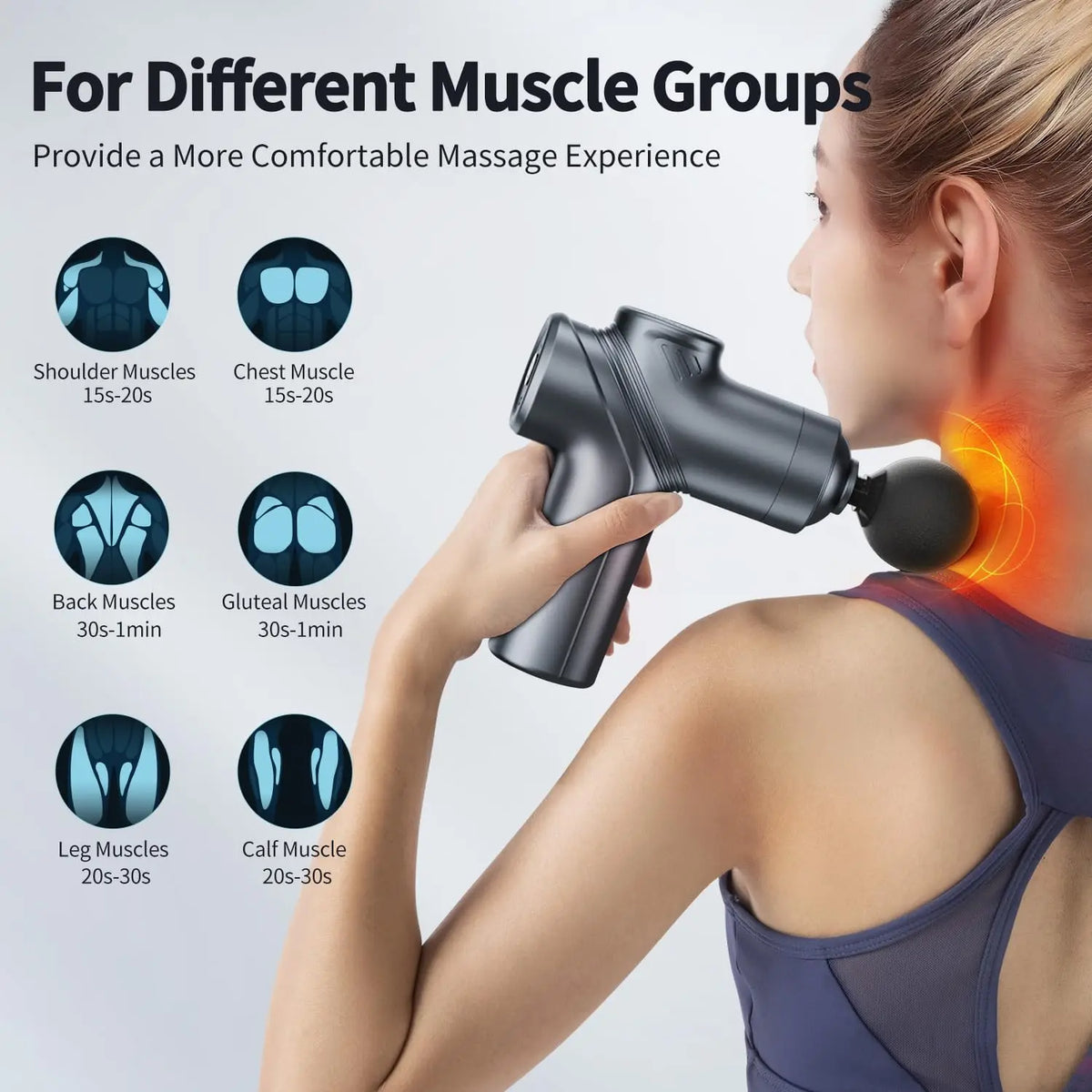 LEERCON Muscle Massage Gun For Deep Tissue Relief And Relaxation