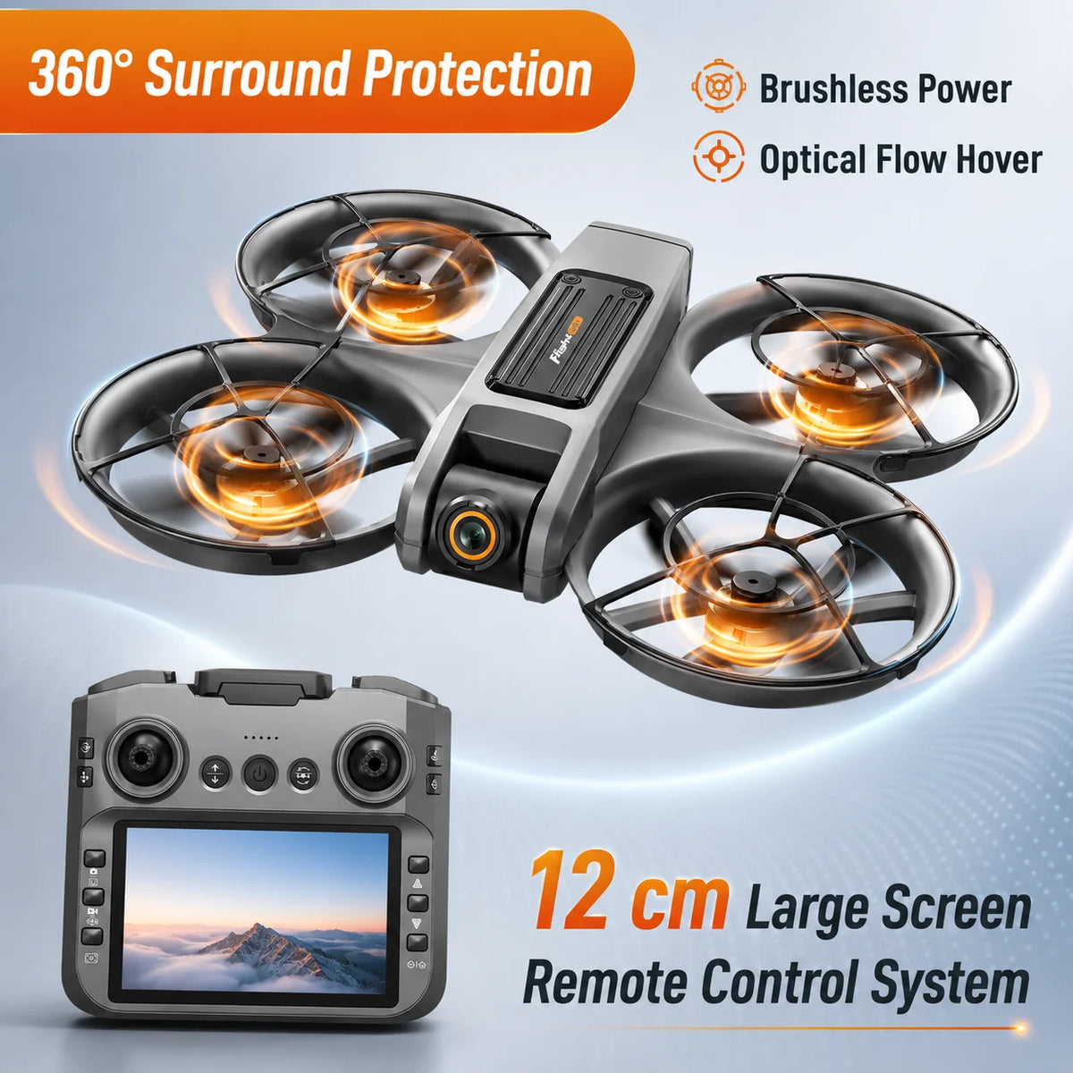 Znlyrion 8K Dual Camera RC Drone With Brushless Motor System