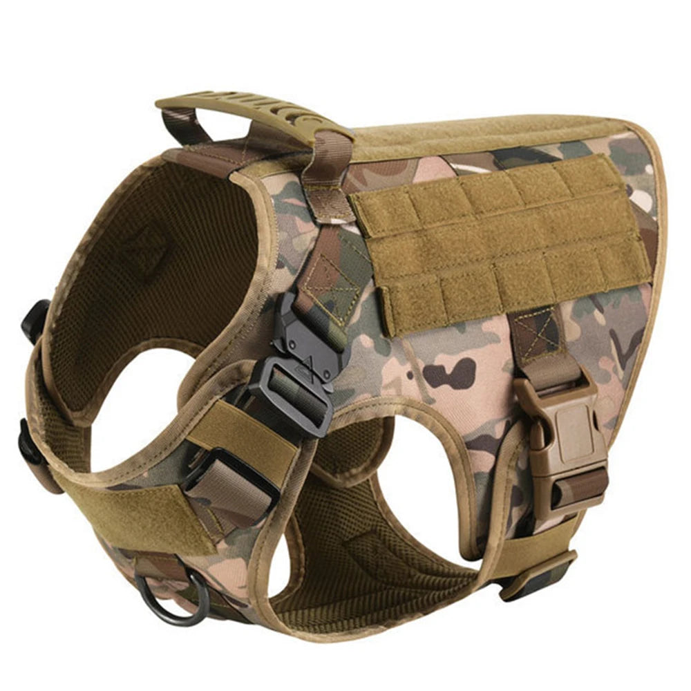 Padded Nylon Dog Harness And Leash Set For Training Purposes