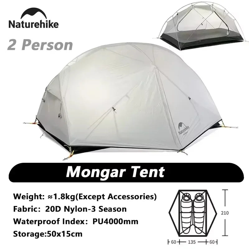 Naturehike Mongar Double Layer Waterproof Camping Tent