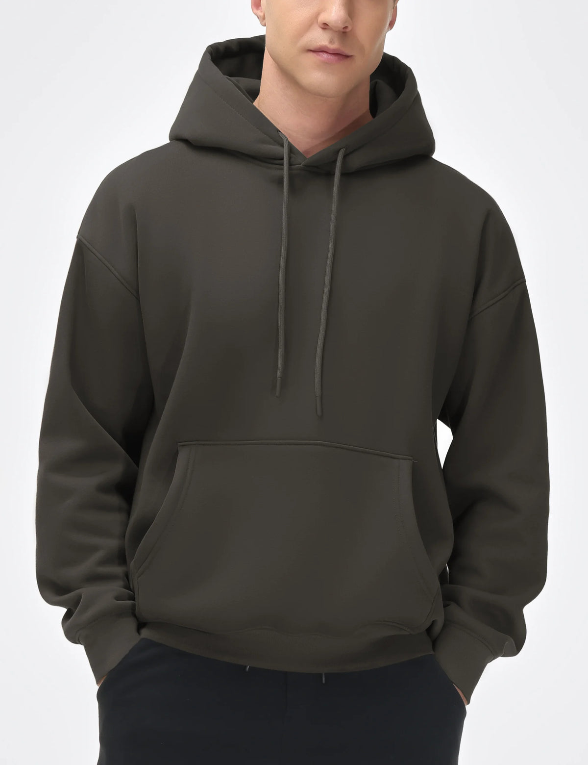 THE GYM PEOPLE Men's Loose Fit Pullover Hoodie Soft Lightweight Hooded Sweatshirt with Pockets