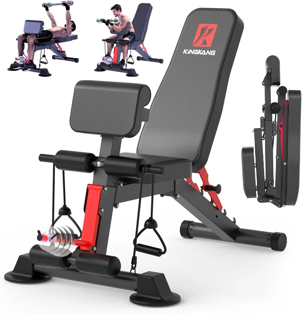 Adjustable Foldable Weight Bench For Full Body Strength Training