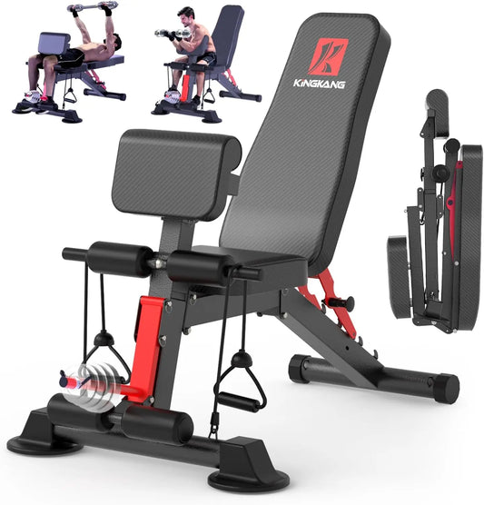 Adjustable Foldable Weight Bench For Full Body Strength Training