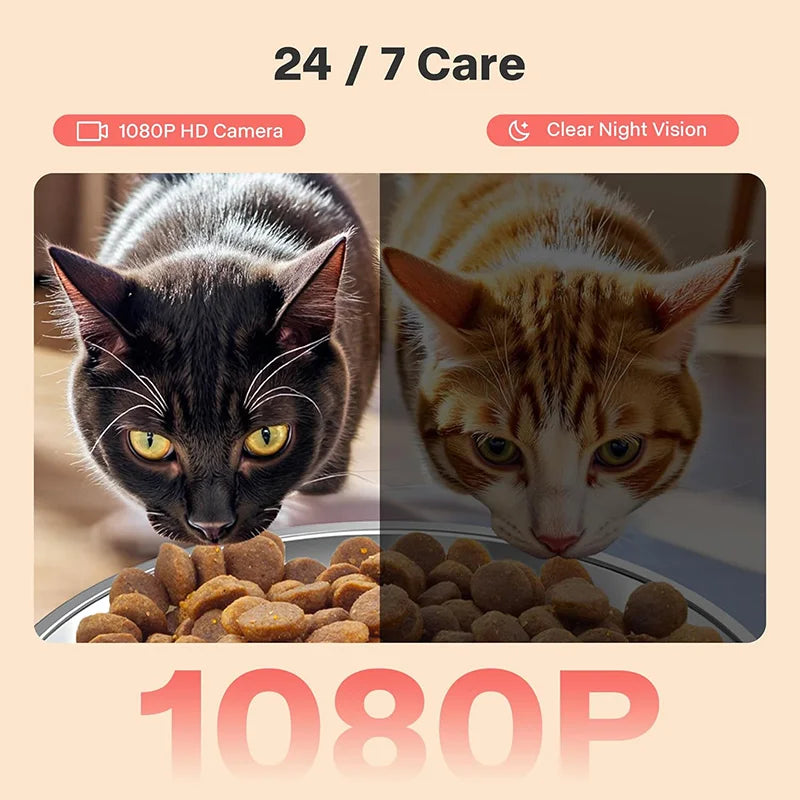 Nityers Automatic Pet Feeder With Camera And App Control