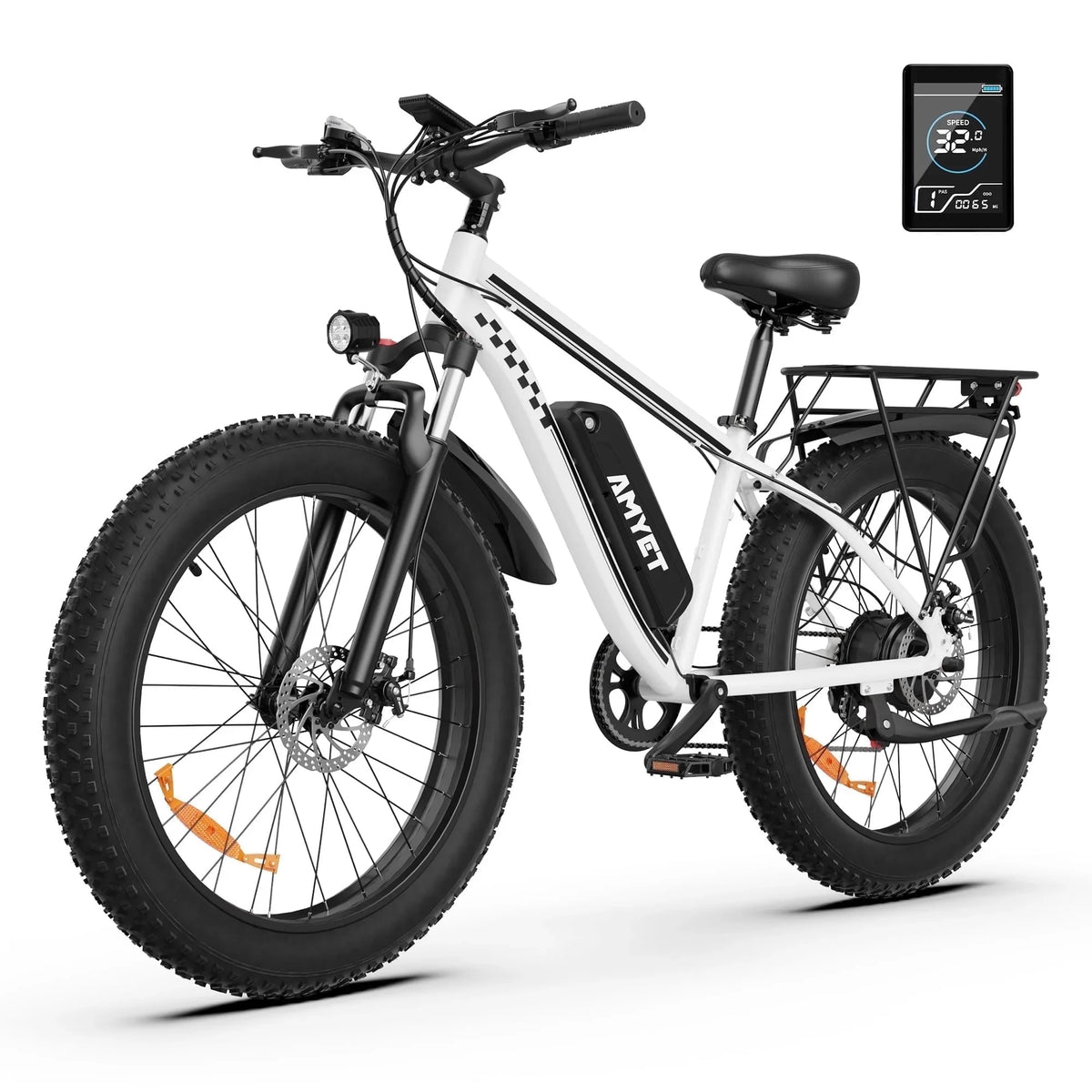 AMYET Electric Fat Tire Mountain Bike With Powerful 1500W Motor
