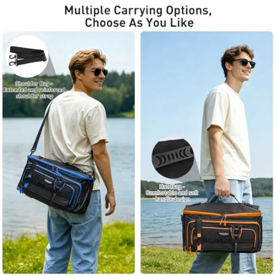 Waterproof Fishing Tackle Bag Organizer For Soft Plastic Baits
