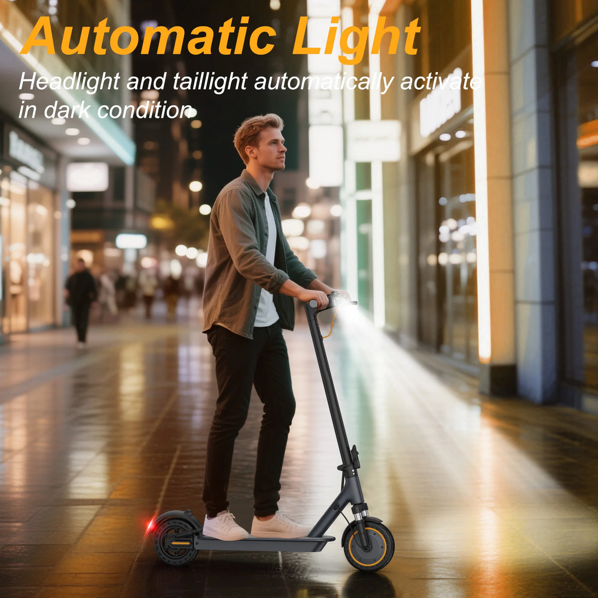 AOVOPRO 350W Electric Scooter With App Control And Dual Suspension
