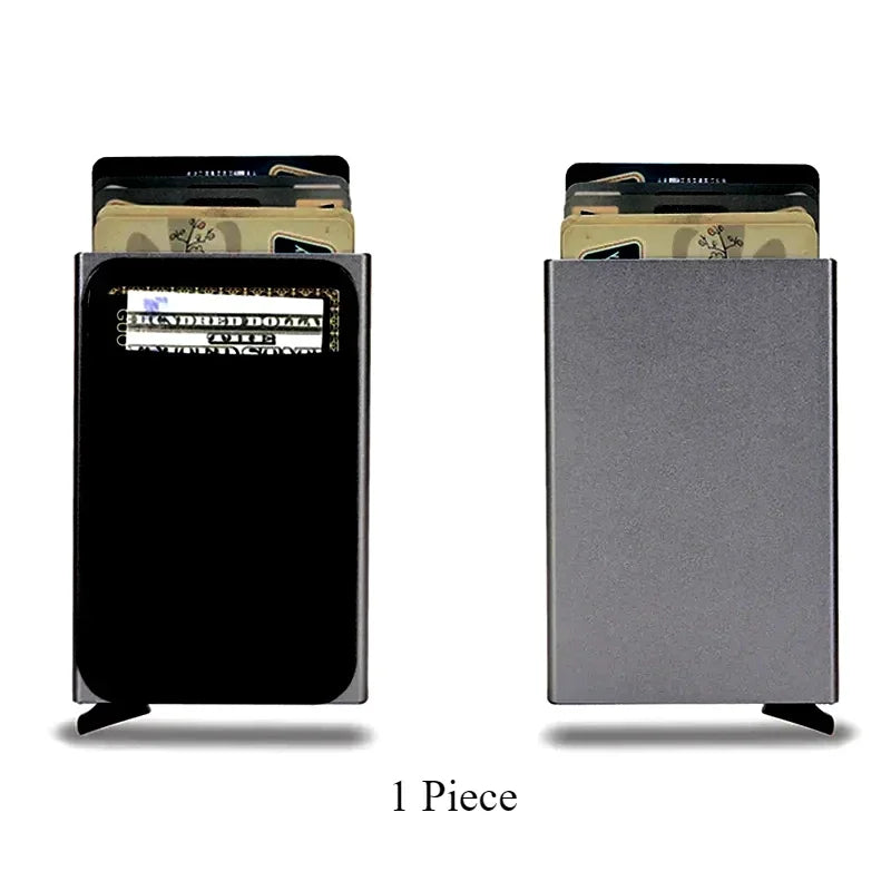 Smart Rfid Metal Pop Up Credit Card Holder Wallet Case