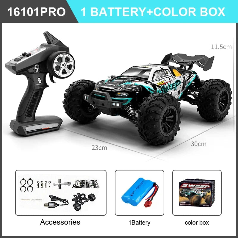 WDSZKMYF Brushless 4WD Off Road Remote Control Car For Kids