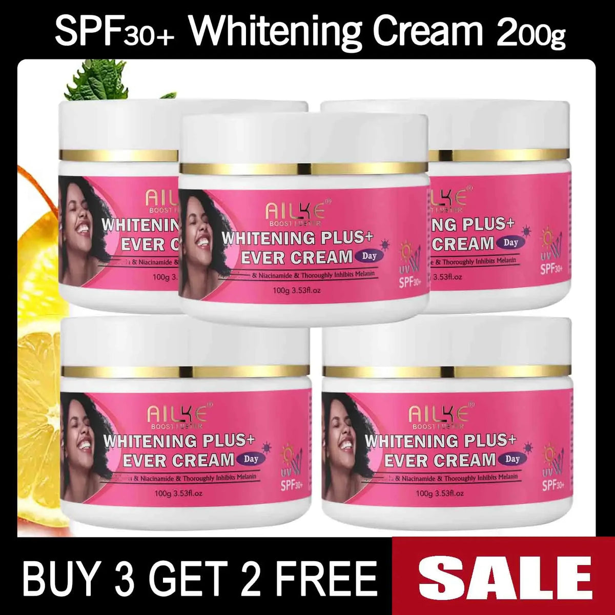 Ailke Natural Skin Brightening Set For Whitening And Moisturizing