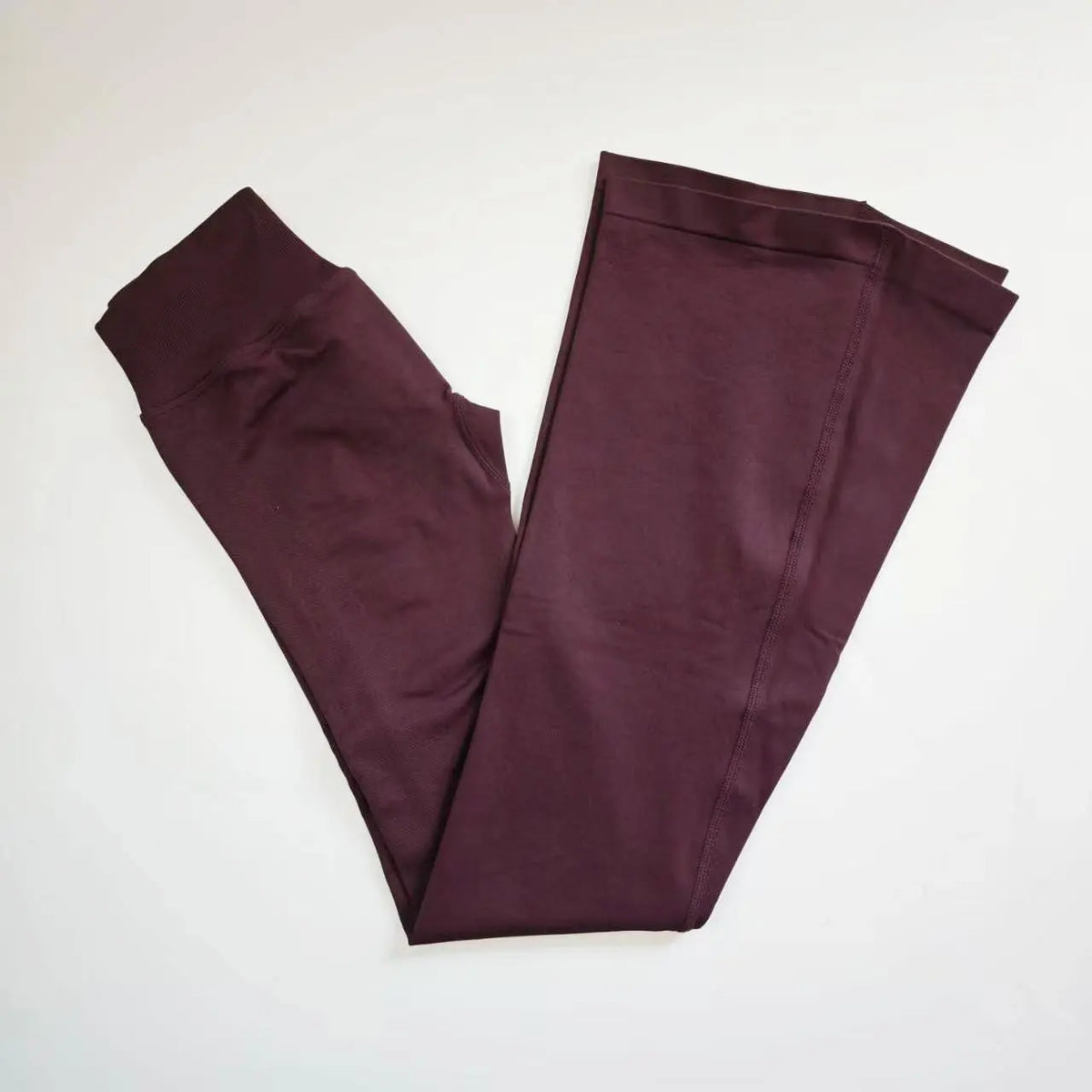 NCLAGEN Women Seamless Flared Yoga Leggings With Scrunch Booty