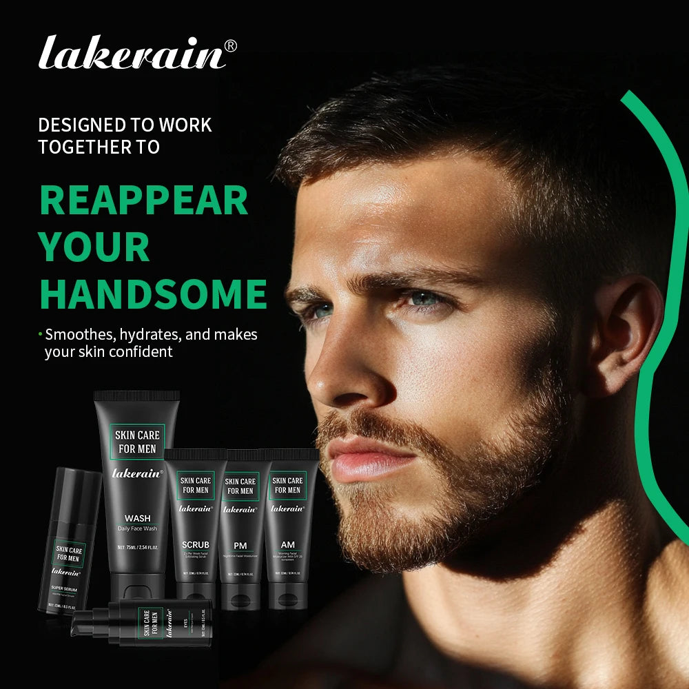 Lakerain Hydrating Oil Control Facial Skincare Set With SPF20