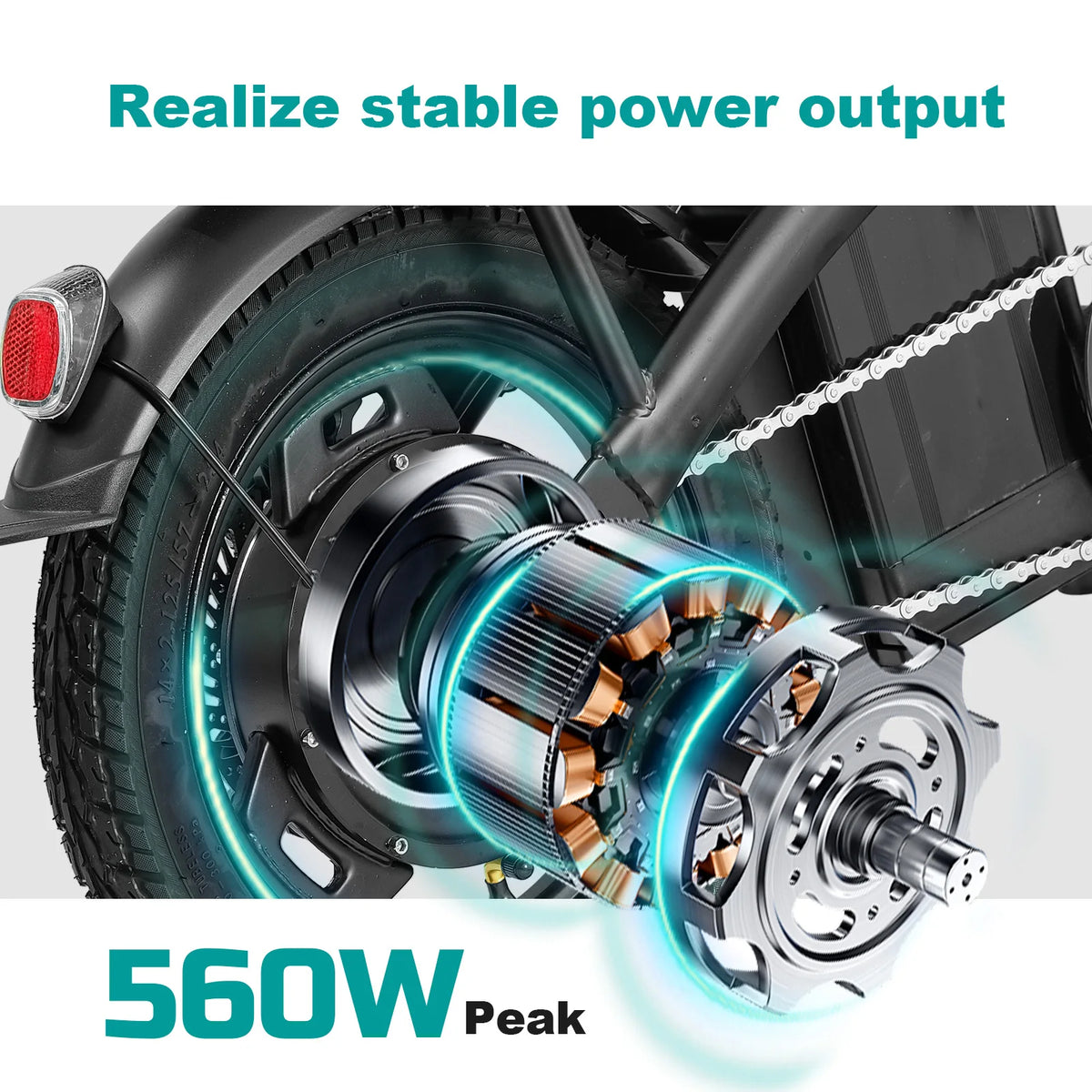 FURIDER Folding Electric Bike With Removable Battery For Adults