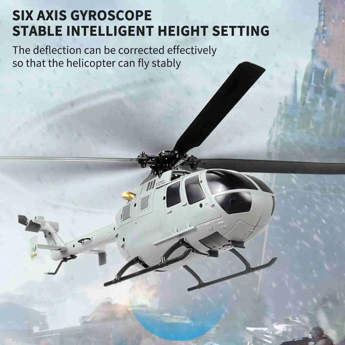 WLtoys RC Helicopter Six Axis Gyro Stabilization With Altitude Hold