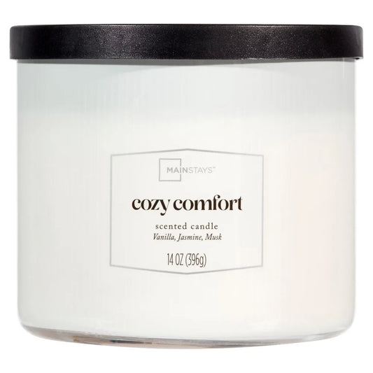 Textured Three Wick Cozy Comfort Scented Candle for Home Decor