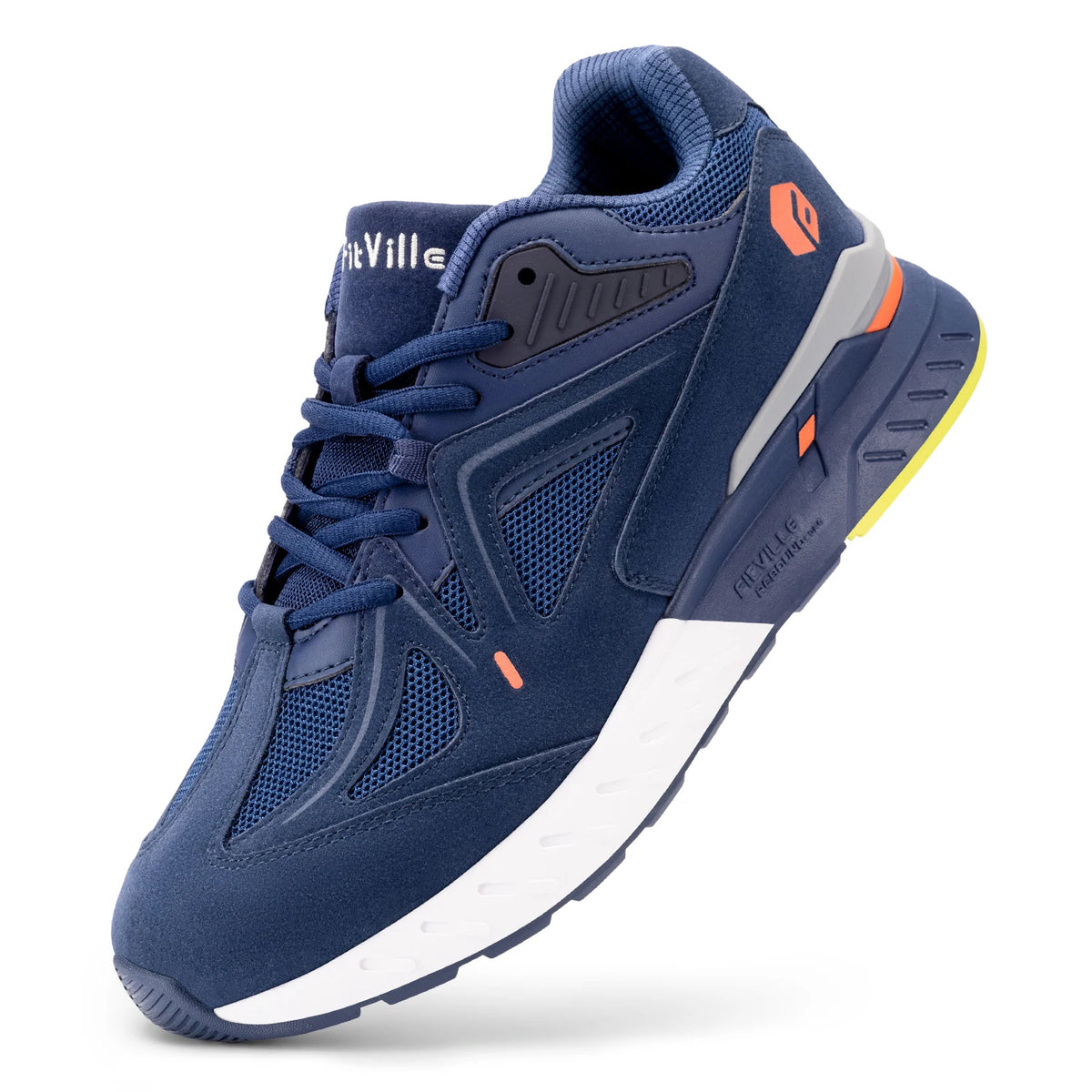 Fitville Men's Lightweight Walking Shoes For Arch Support And Comfort