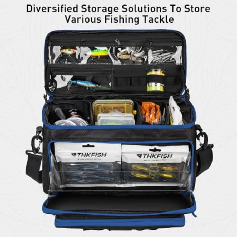 Waterproof Fishing Tackle Bag Organizer For Soft Plastic Baits