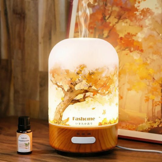 Fashome Hand Blown Glass Essential Oil Aromatherapy Diffuser