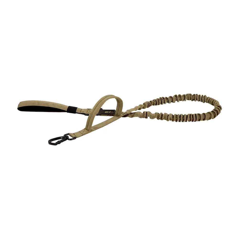Adjustable Tactical Nylon Dog Leash With Dual Quick Release Handles