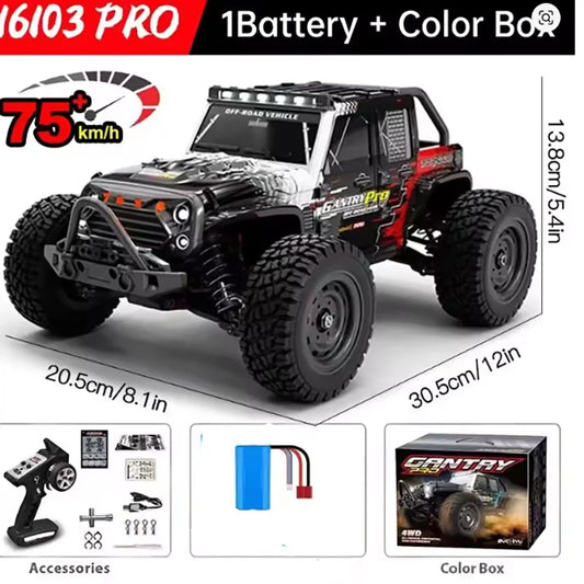 WDSZKMYF Brushless 4WD Off Road Remote Control Car For Kids