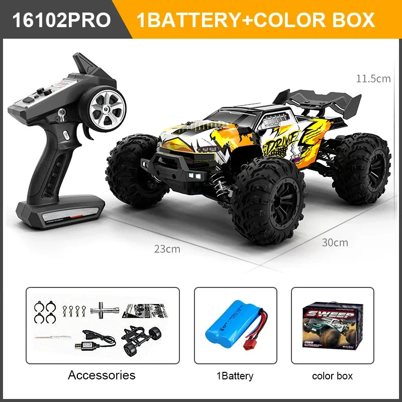WDSZKMYF Brushless 4WD Off Road Remote Control Car For Kids