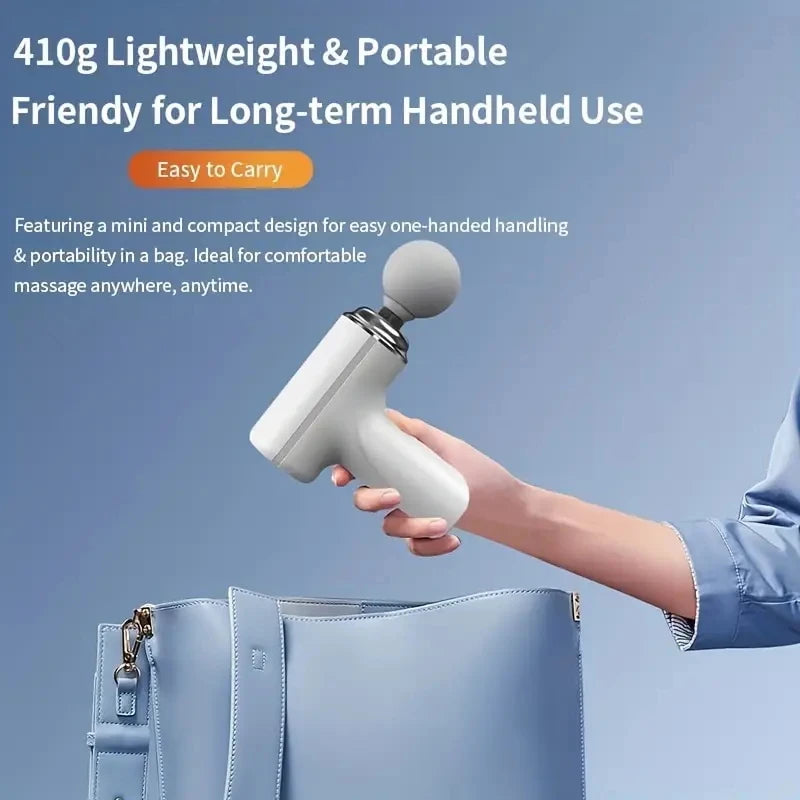 Portable Electric Massage Gun With Deep Tissue Relief And Six Speeds