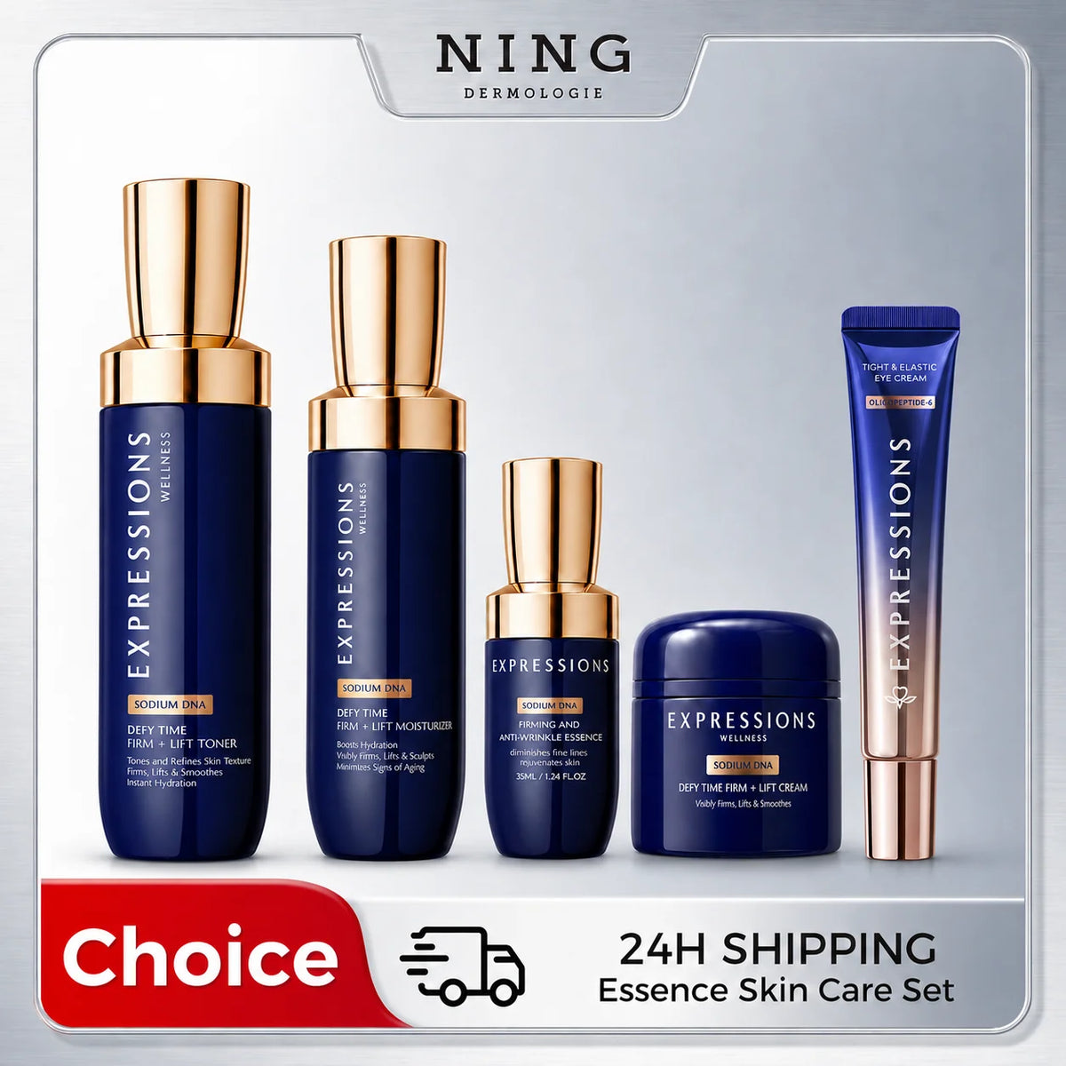 Expressions Wellness PDRN Collagen Skincare Set For Radiant Skin