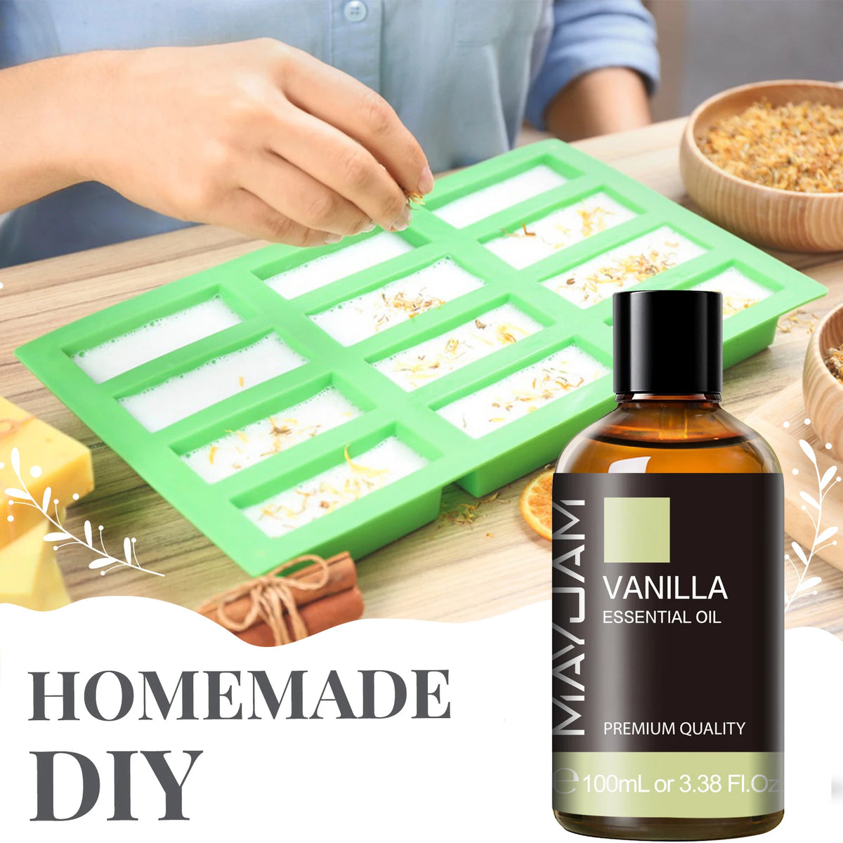 MAYJAM Premium Natural Essential Oil Blend For Relaxing Aromatherapy