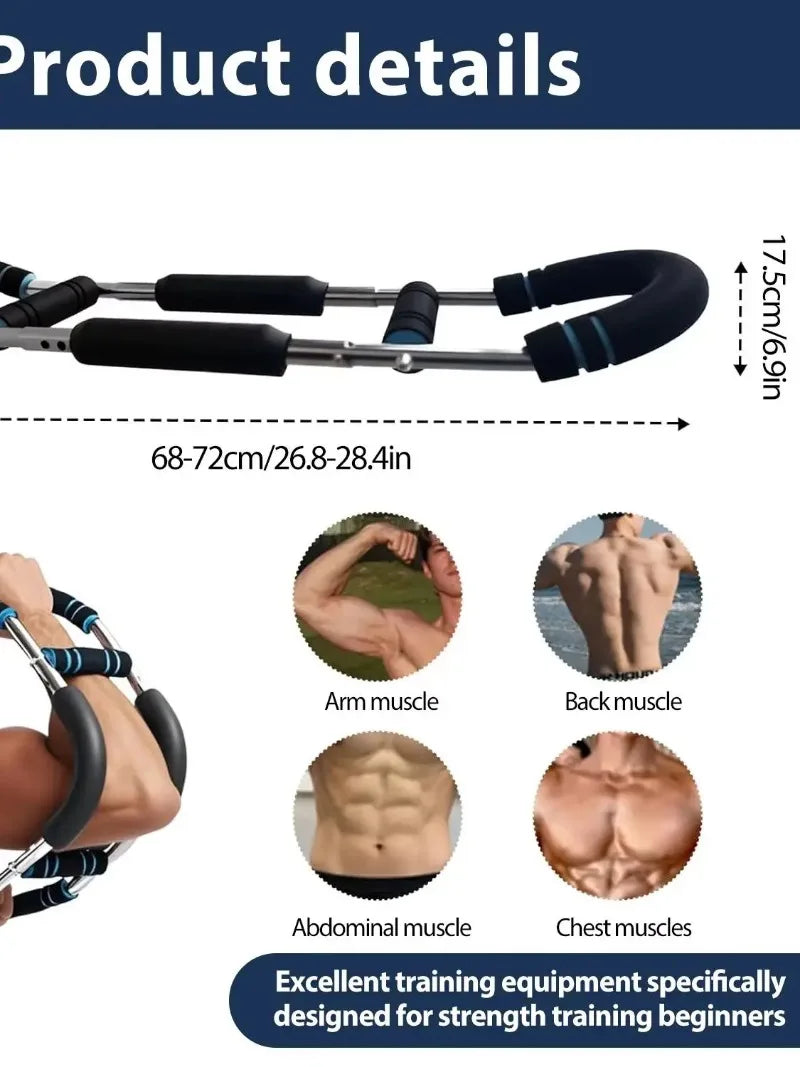 Adjustable U Shaped Chest Expander Strength Training Workout Equipment