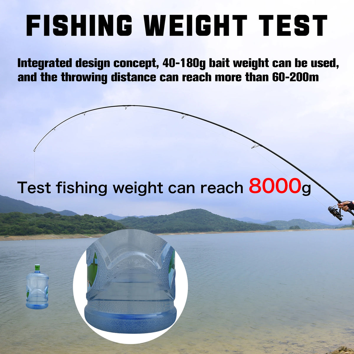 Biutifud Bigfish T800 Carbon Carp Surfcasting Fishing Rod