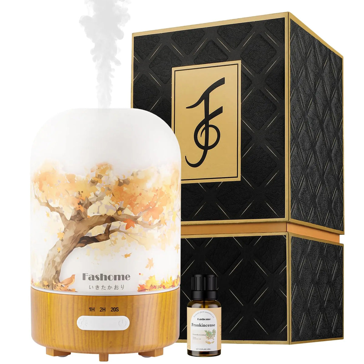 Fashome Hand Blown Glass Essential Oil Aromatherapy Diffuser