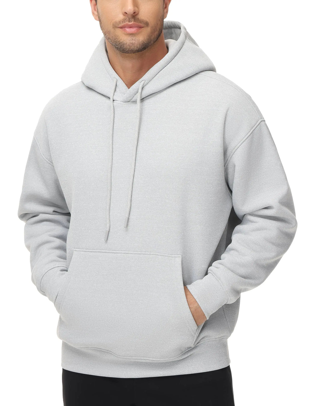 THE GYM PEOPLE Men's Loose Fit Pullover Hoodie Soft Lightweight Hooded Sweatshirt with Pockets