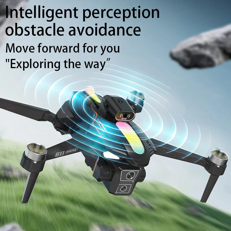 B11 Pro WiFi FPV Foldable Drone Dual Camera Altitude Hold