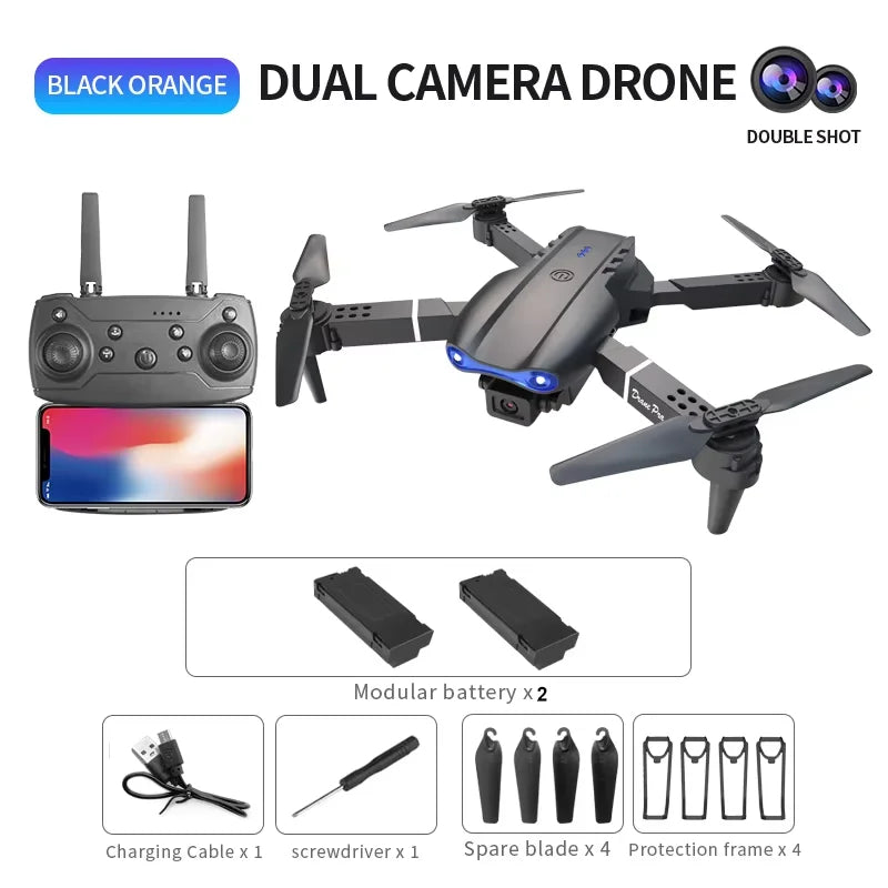 ZNLYRION Dual Camera FPV Foldable Drone With Optical Flow Hover