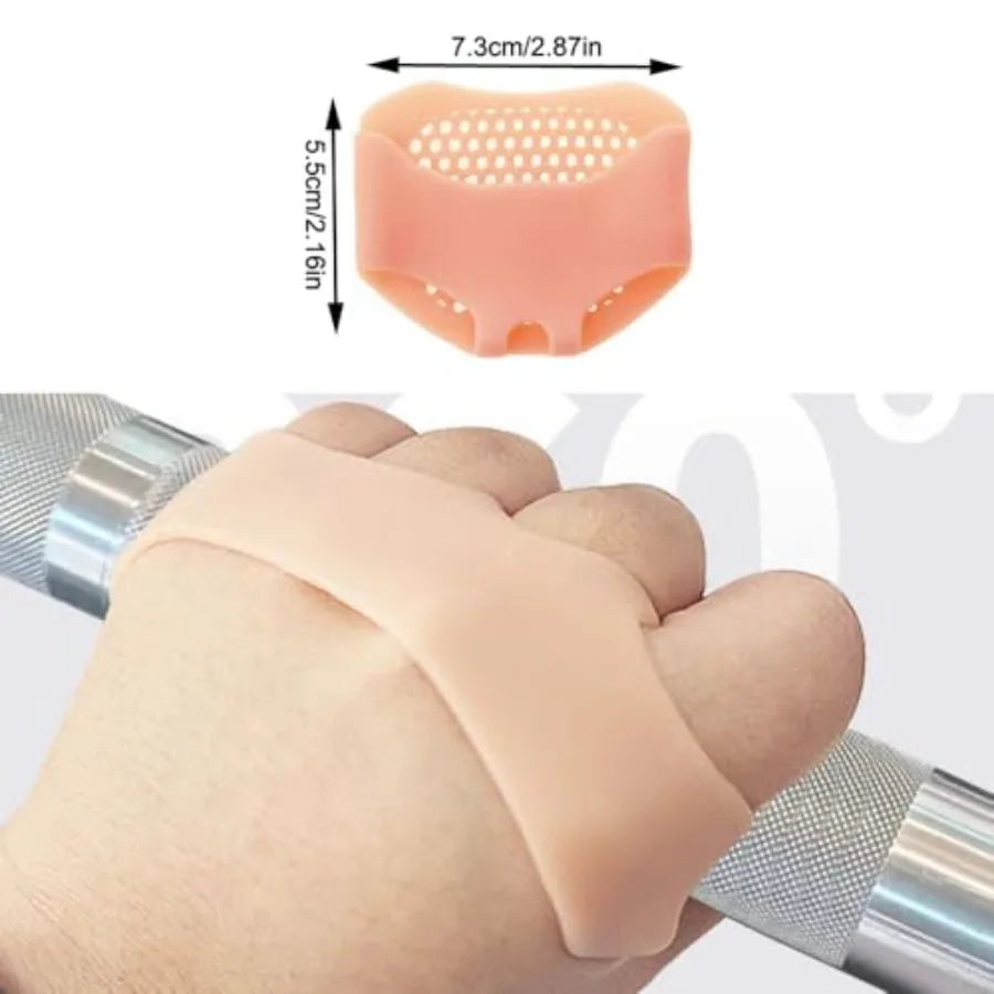 Silicone Palm Grip Pads For Weightlifting And Gym Training