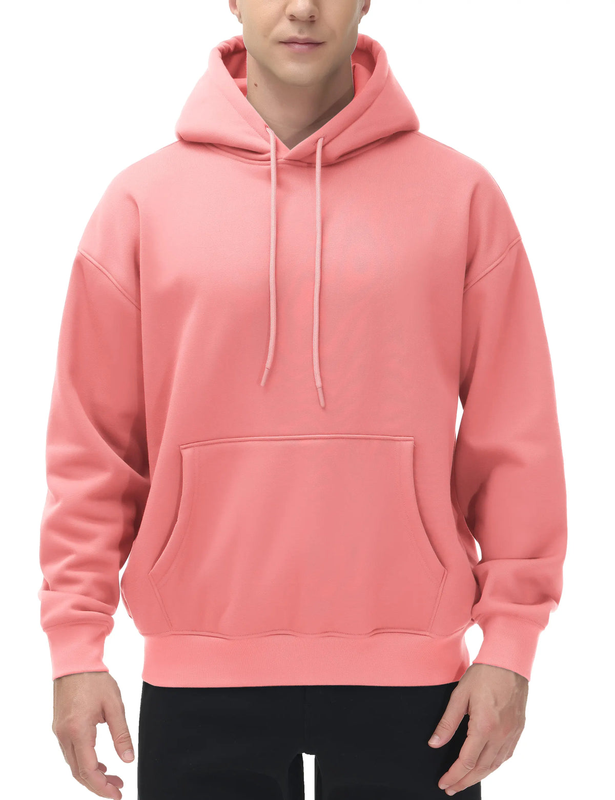 THE GYM PEOPLE Men's Loose Fit Pullover Hoodie Soft Lightweight Hooded Sweatshirt with Pockets