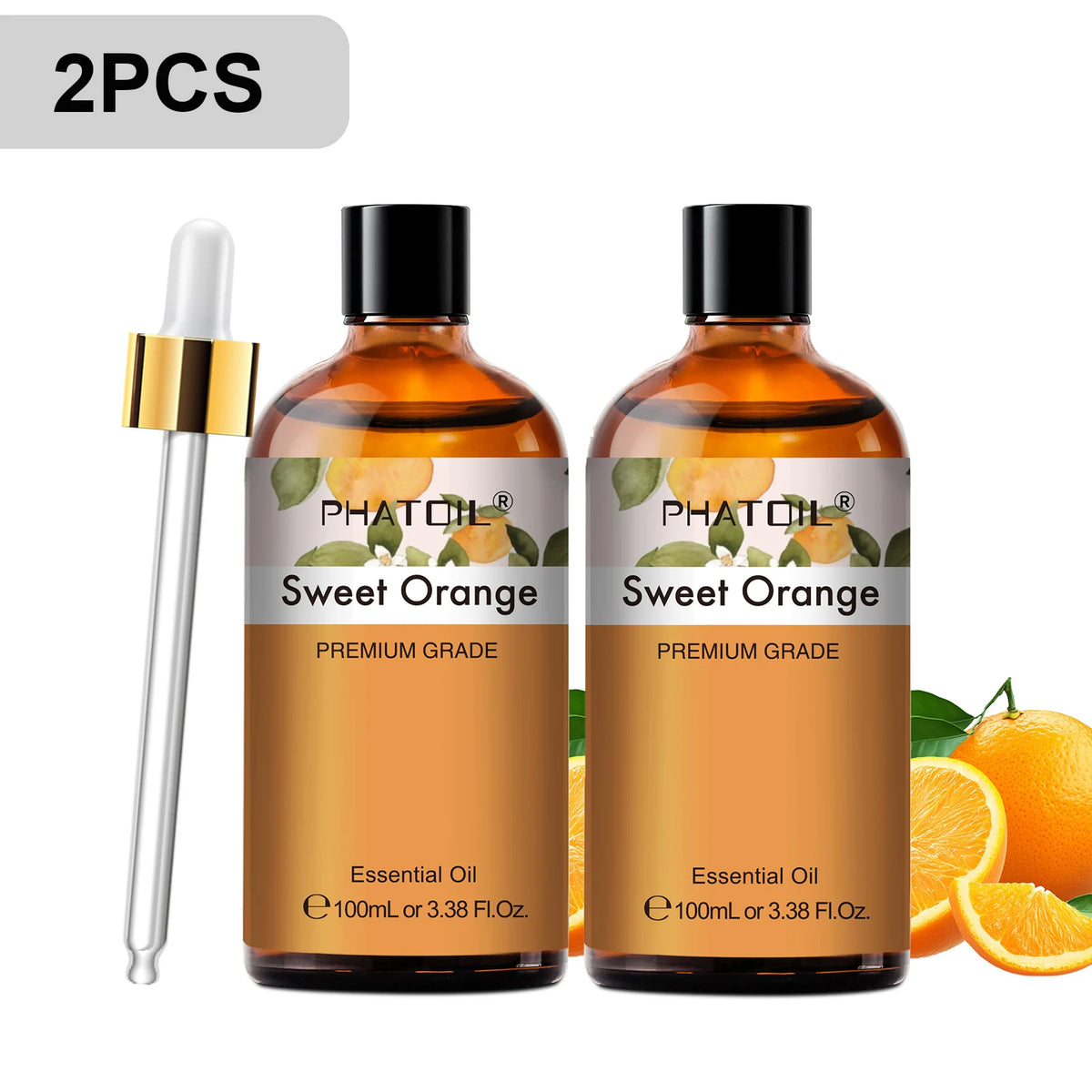 Phatoil Premium Aromatherapy Essential Oil Set For Diffuser Use