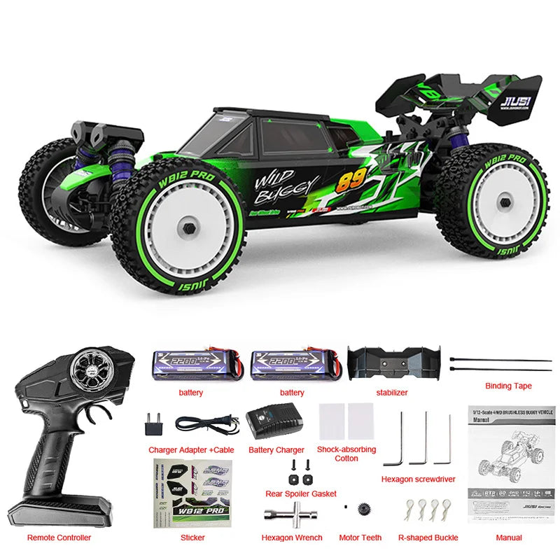 JIUSI WB12 PRO Brushless 4WD High Speed Off-Road RC Car