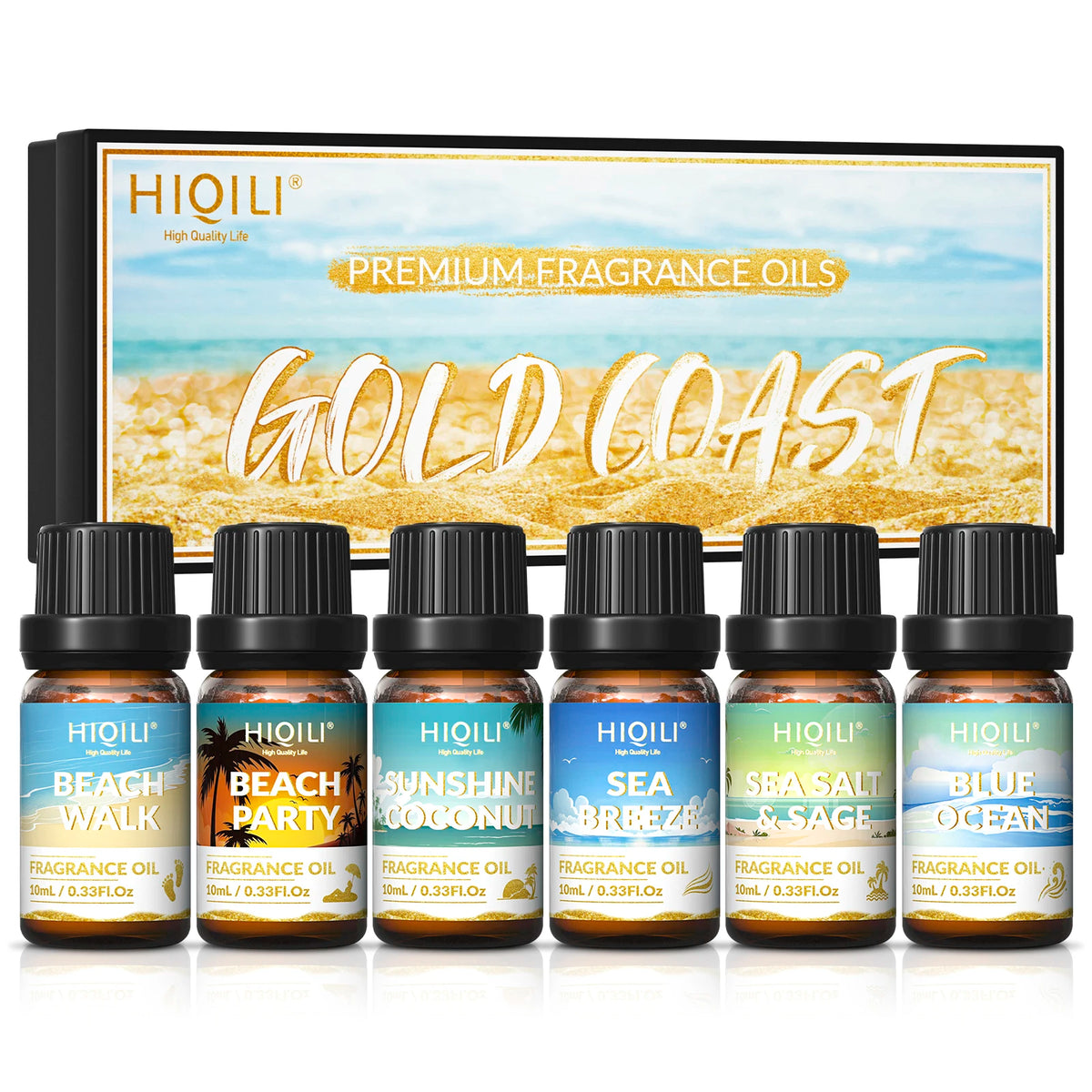 HIQILI Pure Fragrance Oil Set For Aromatherapy And DIY Crafts