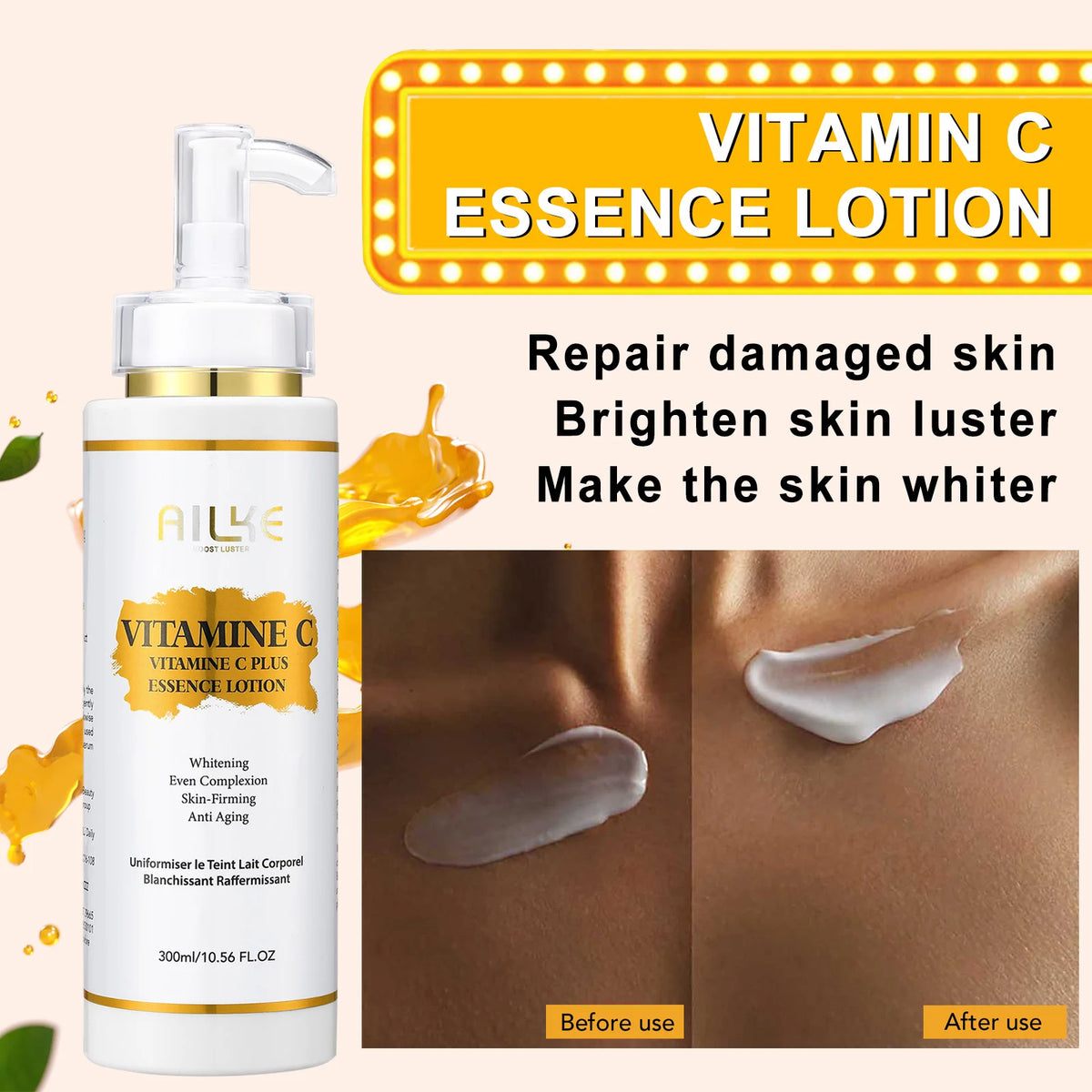AILKE Vitamin C Brightening Body Cream For Even Skin Tone