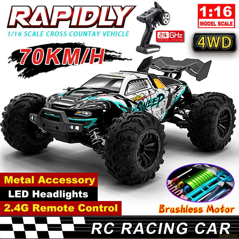 WLtoys Q117 Brushless 4WD Remote Control Off Road RC Car