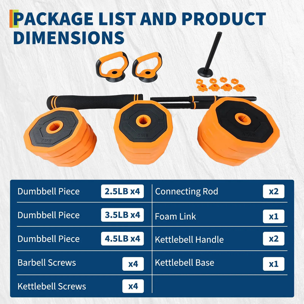 Adjustable Multi Function Home Gym Dumbbell Workout Set