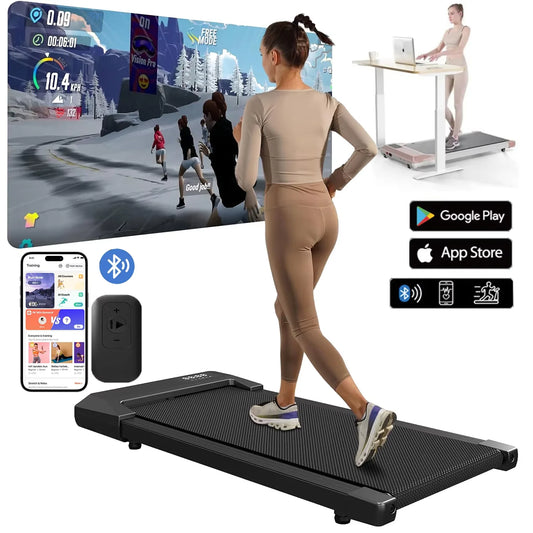 Superun Treadmill For Home With Bluetooth LCD Display