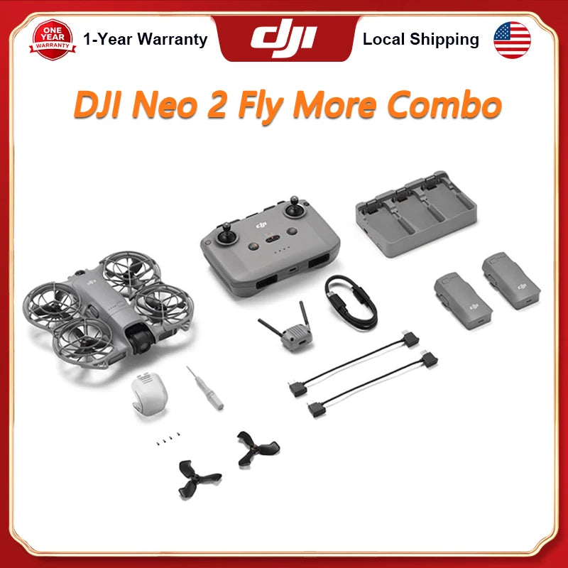 DJI Neo 2 Fly More Combo Drone With RC-N3 Remote Controller