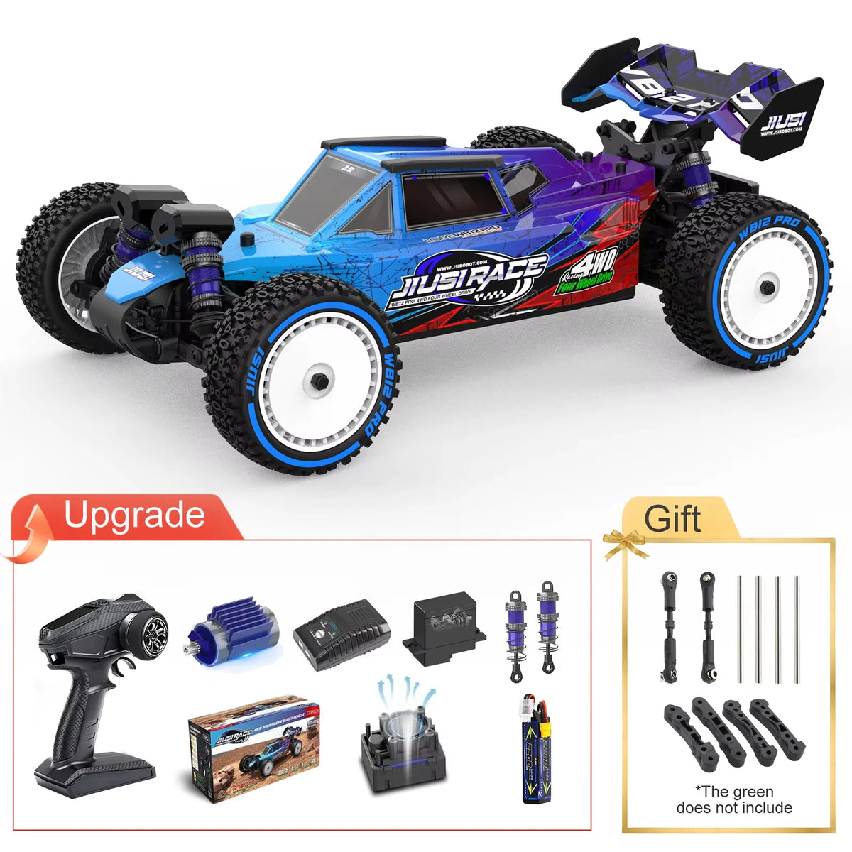 JIUSI WB12 PRO Brushless 4WD High Speed Off-Road RC Car