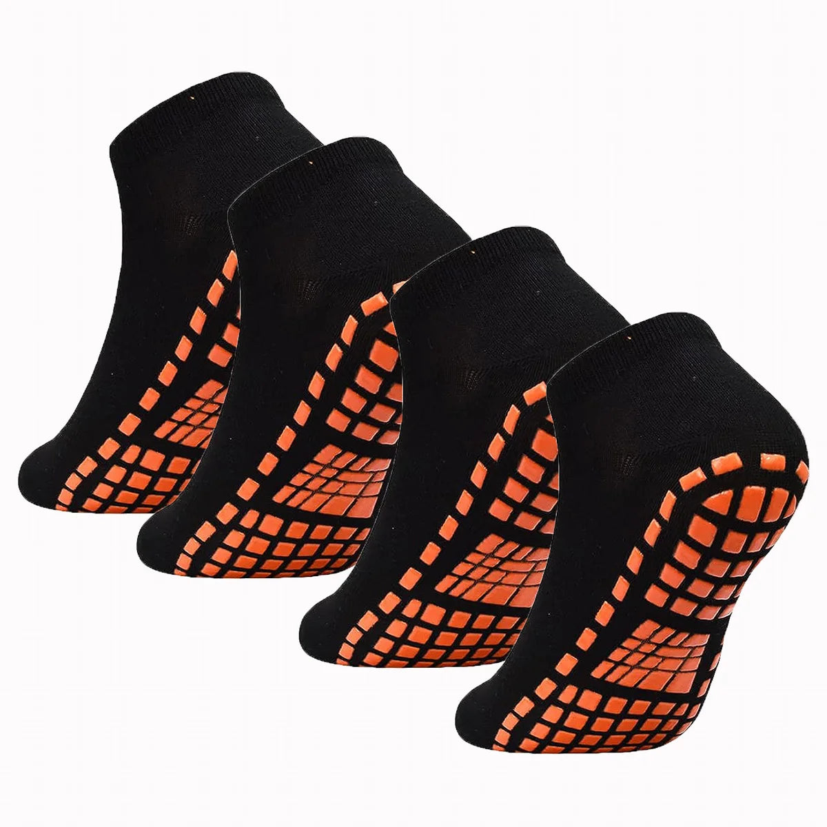 Unisex Silicone Non Slip Grip Trampoline Socks For Yoga Sports