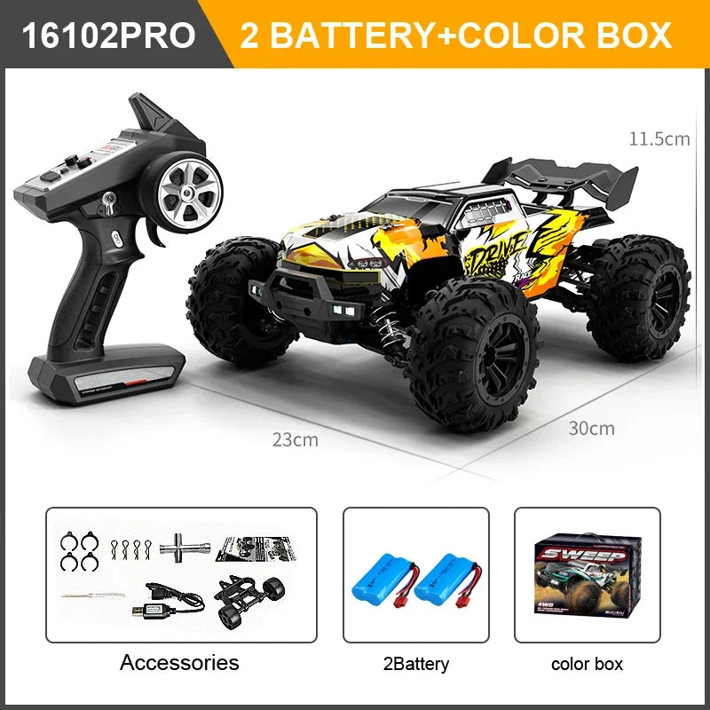 WDSZKMYF Brushless 4WD Off Road Remote Control Car For Kids